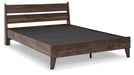 Signature Design Mocha Queen Panel Platform Bed