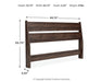 Signature Design Mocha Queen Panel Headboard