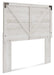 Signature Design Whitewash Full Crossbuck Panel HDBD