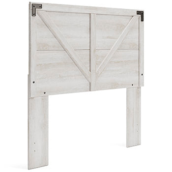 Signature Design Whitewash Full Crossbuck Panel HDBD