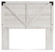 Signature Design Whitewash Full Crossbuck Panel HDBD