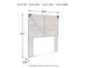 Signature Design Whitewash Full Crossbuck Panel HDBD