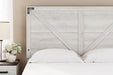 Signature Design Whitewash Queen Crossbuck Panel HDBD