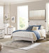Signature Design White/Dark Charcoal Gray Queen Crossbuck Panel Platform Bed