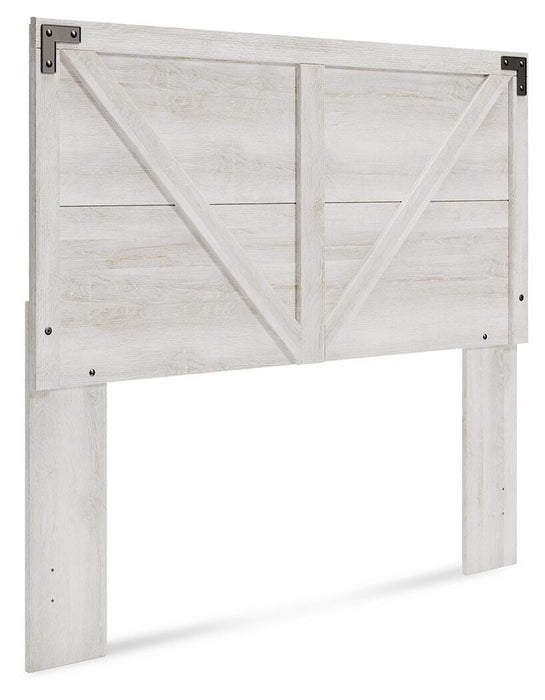 Signature Design Whitewash Queen Crossbuck Panel HDBD