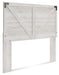 Signature Design Whitewash Queen Crossbuck Panel HDBD