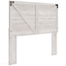 Signature Design Whitewash Queen Crossbuck Panel HDBD