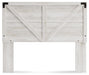 Signature Design Whitewash Queen Crossbuck Panel HDBD