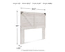 Signature Design Whitewash Queen Crossbuck Panel HDBD
