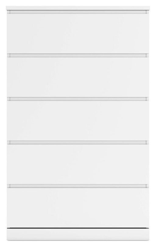 Signature Design White Five Drawer Chest