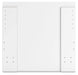Signature Design White Twin Panel Platform Bed with 1 Side Storage