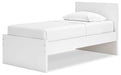 Signature Design White Twin Panel Platform Bed