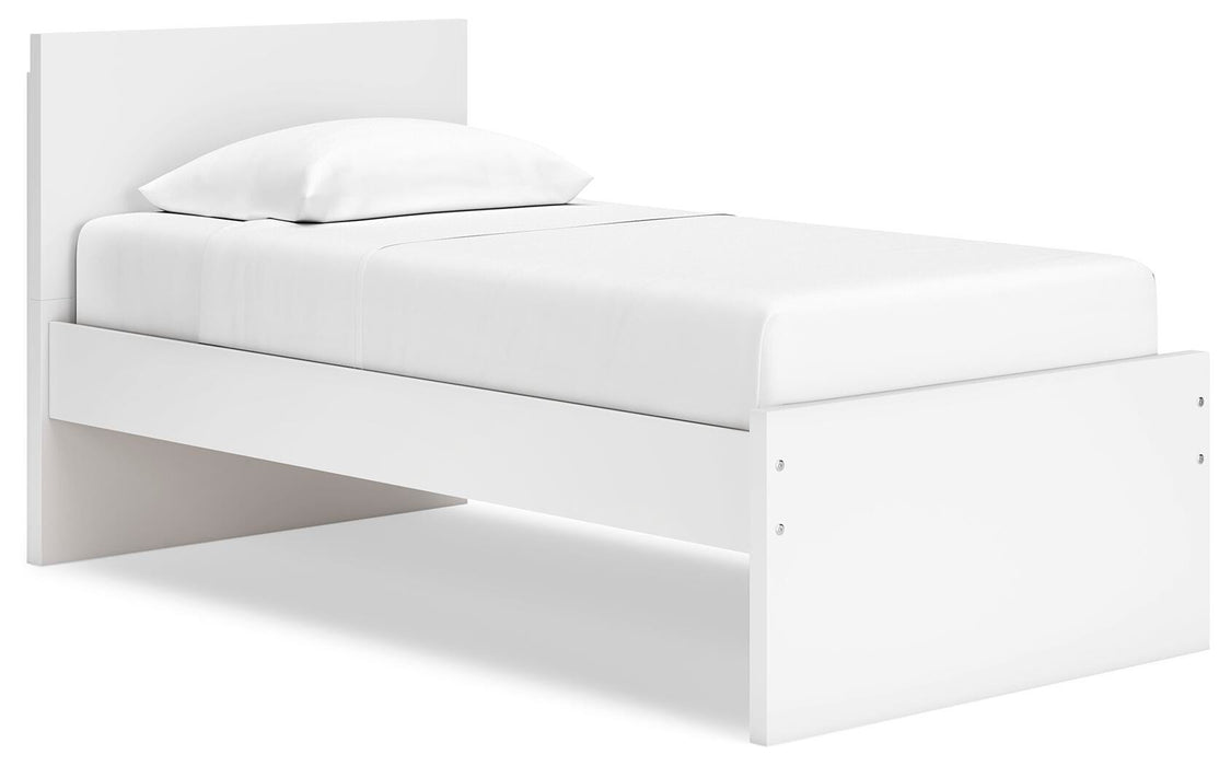 Signature Design White Twin Panel Platform Bed