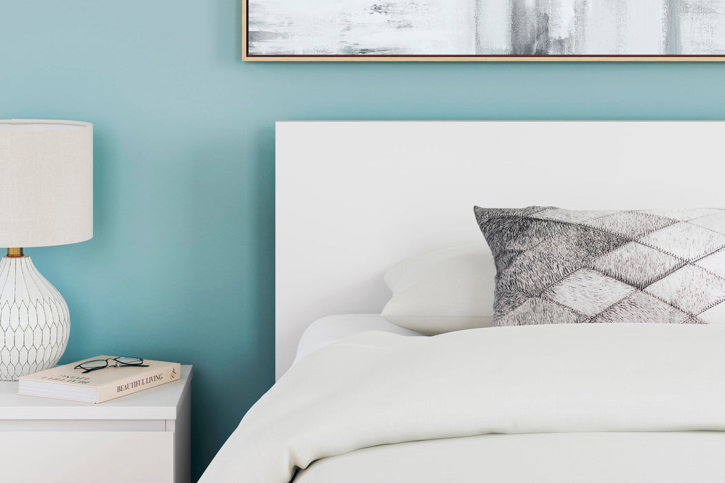 Signature Design White Twin Panel Platform Bed