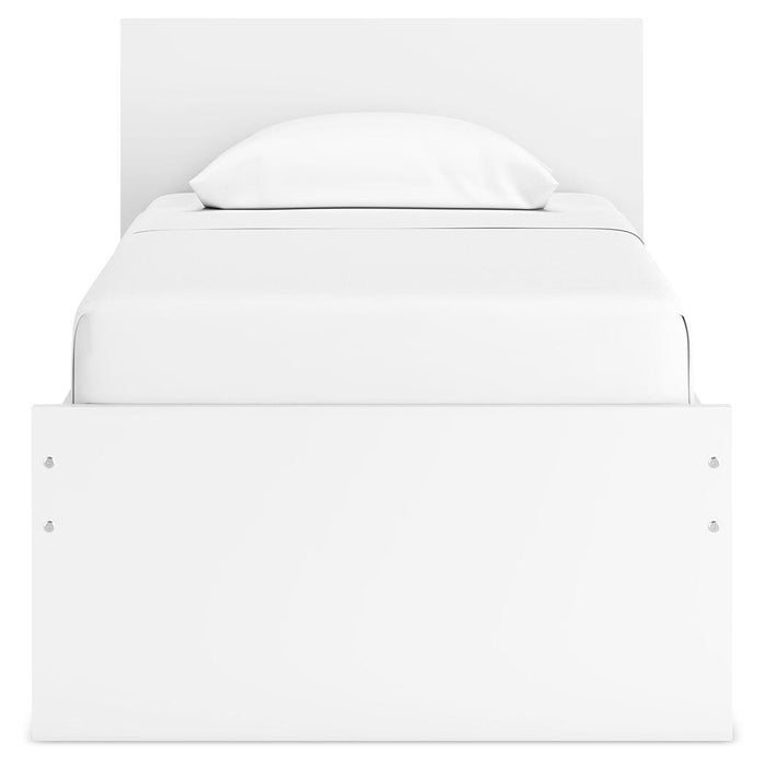 Signature Design White Twin Panel Platform Bed