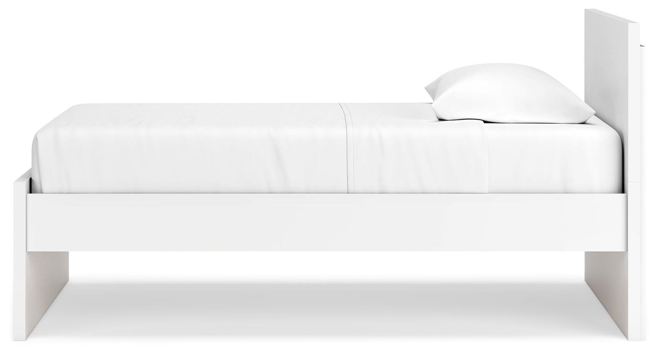 Signature Design White Twin Panel Platform Bed