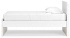 Signature Design White Twin Panel Platform Bed
