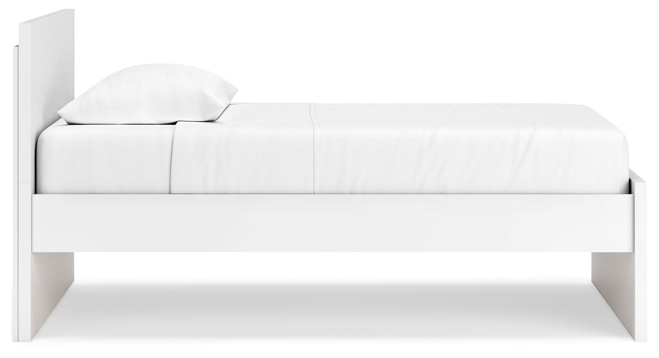 Signature Design White Twin Panel Platform Bed