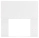 Signature Design White Twin Panel Headboard