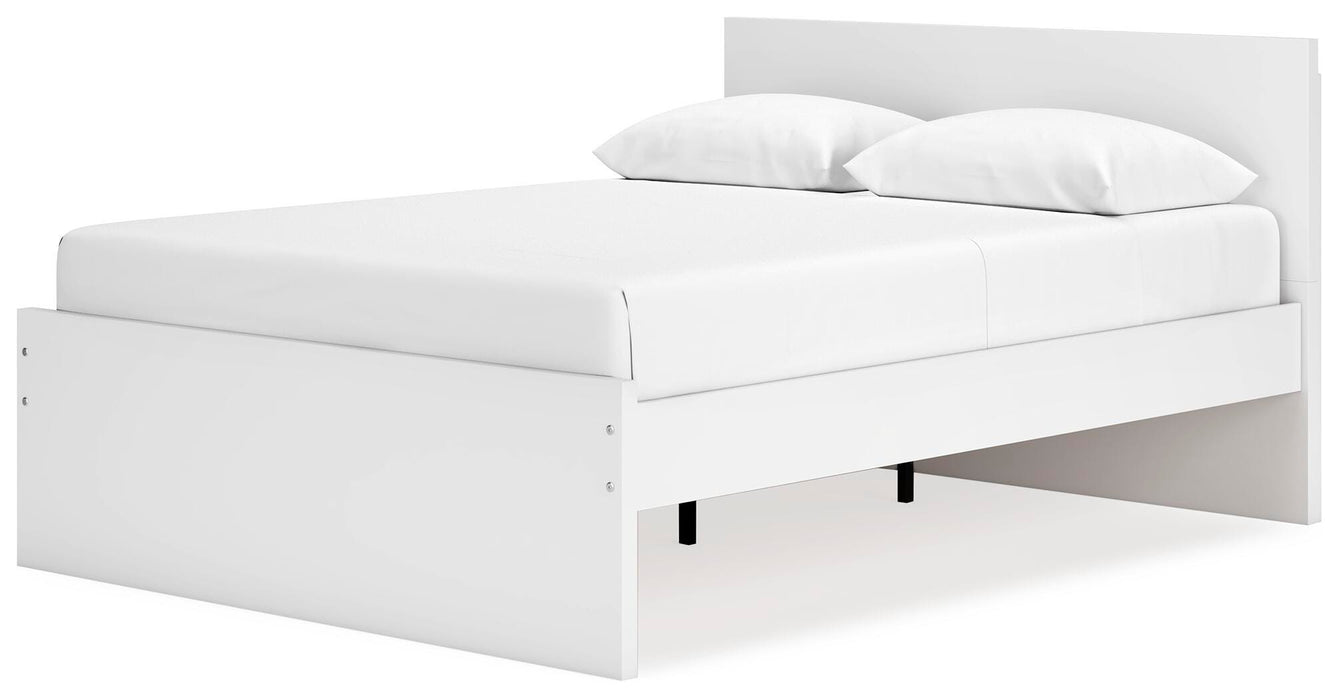 Signature Design White Queen Panel Platform Bed