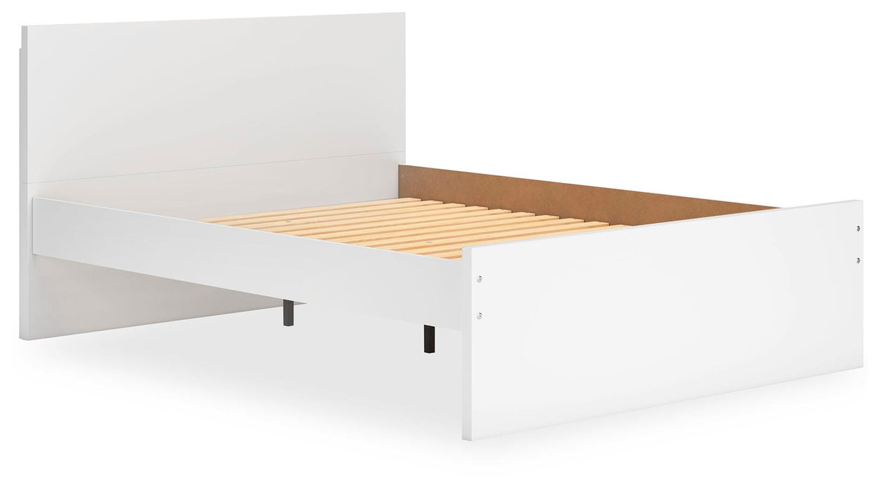 Signature Design White Queen Panel Platform Bed