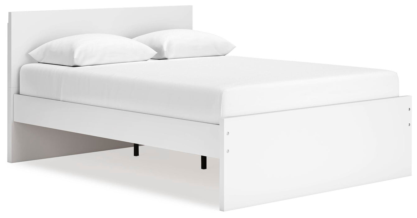 Signature Design White Queen Panel Platform Bed