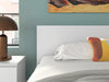 Signature Design White King Panel Platform Bed