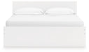 Signature Design White King Panel Platform Bed