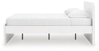 Signature Design White King Panel Platform Bed