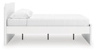 Signature Design White King Panel Platform Bed