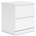 Signature Design White Two Drawer Night Stand