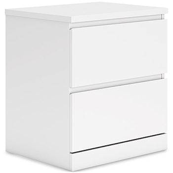 Signature Design White Two Drawer Night Stand