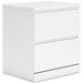 Signature Design White Two Drawer Night Stand