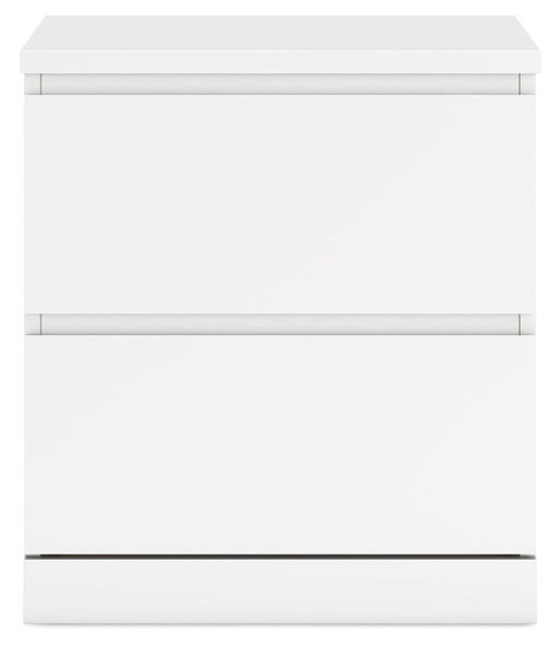 Signature Design White Two Drawer Night Stand