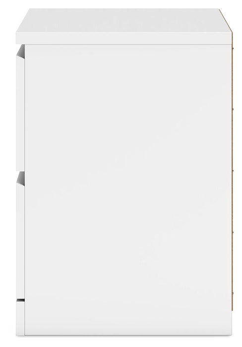 Signature Design White Two Drawer Night Stand