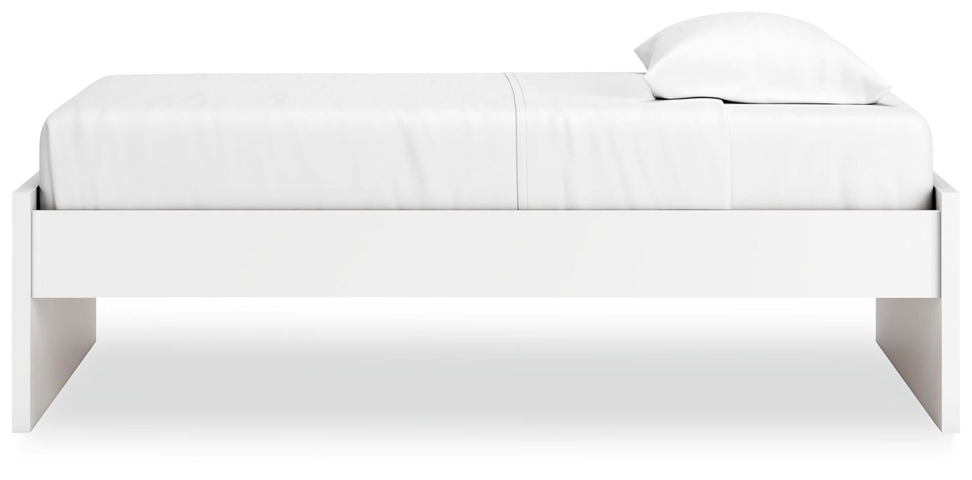 Signature Design White Twin Platform Bed