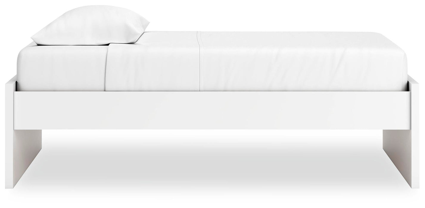 Signature Design White Twin Platform Bed