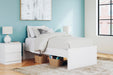 Signature Design White Twin Platform Bed