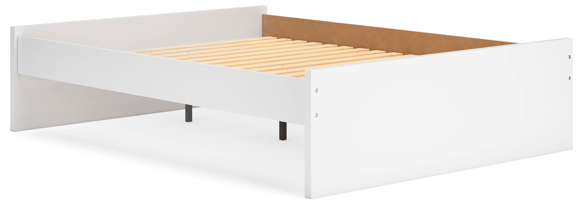 Signature Design White Queen Platform Bed