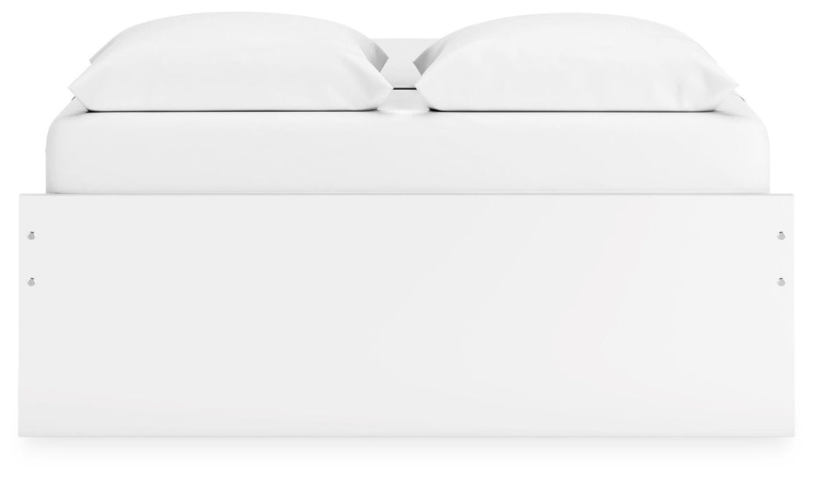 Signature Design White Queen Platform Bed