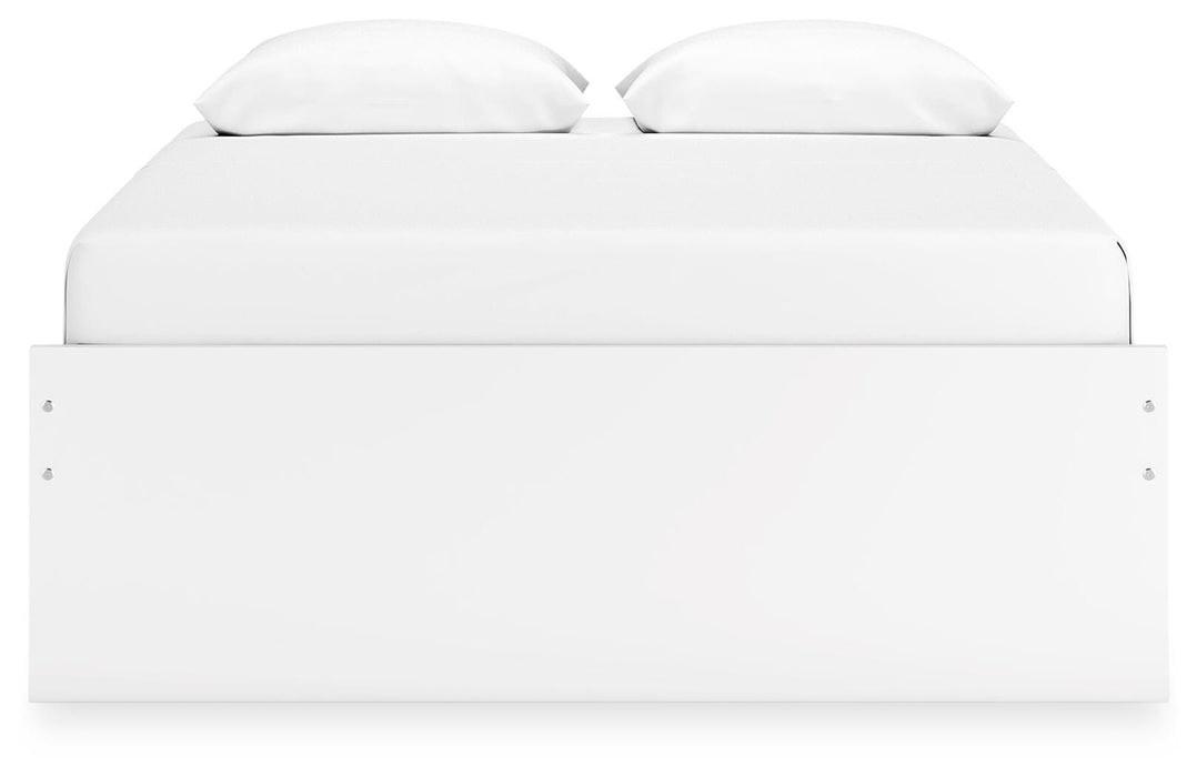 Signature Design White Queen Platform Bed