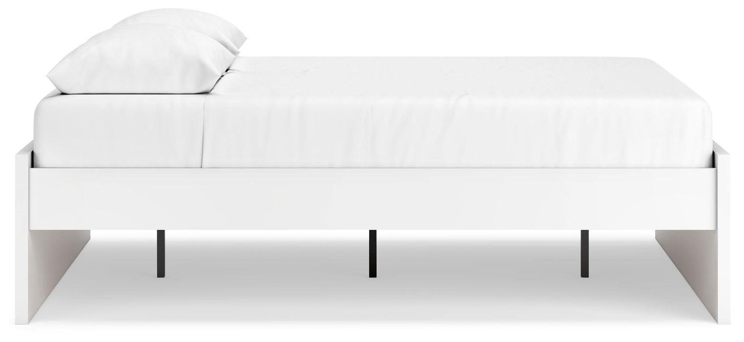 Signature Design White Queen Platform Bed