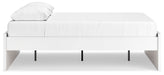 Signature Design White Queen Platform Bed