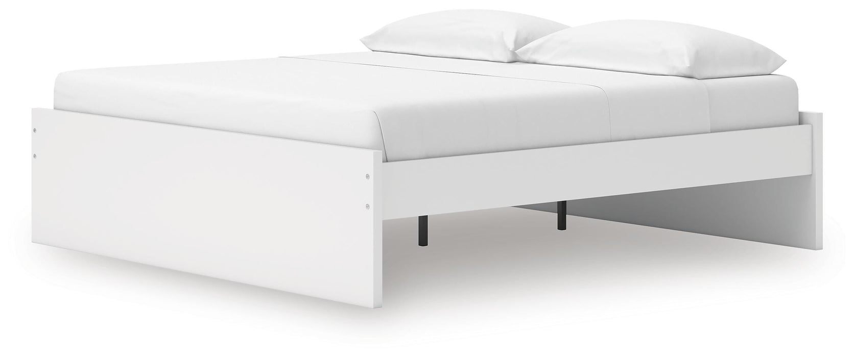 Signature Design White King Platform Bed