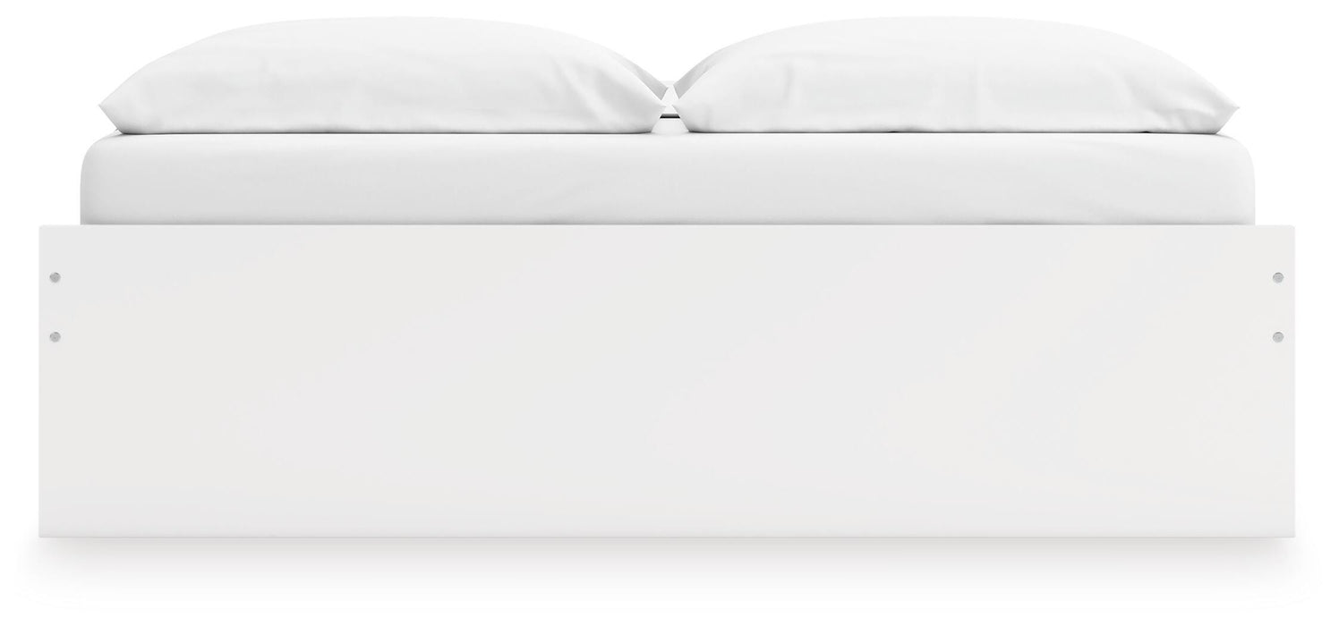 Signature Design White King Platform Bed