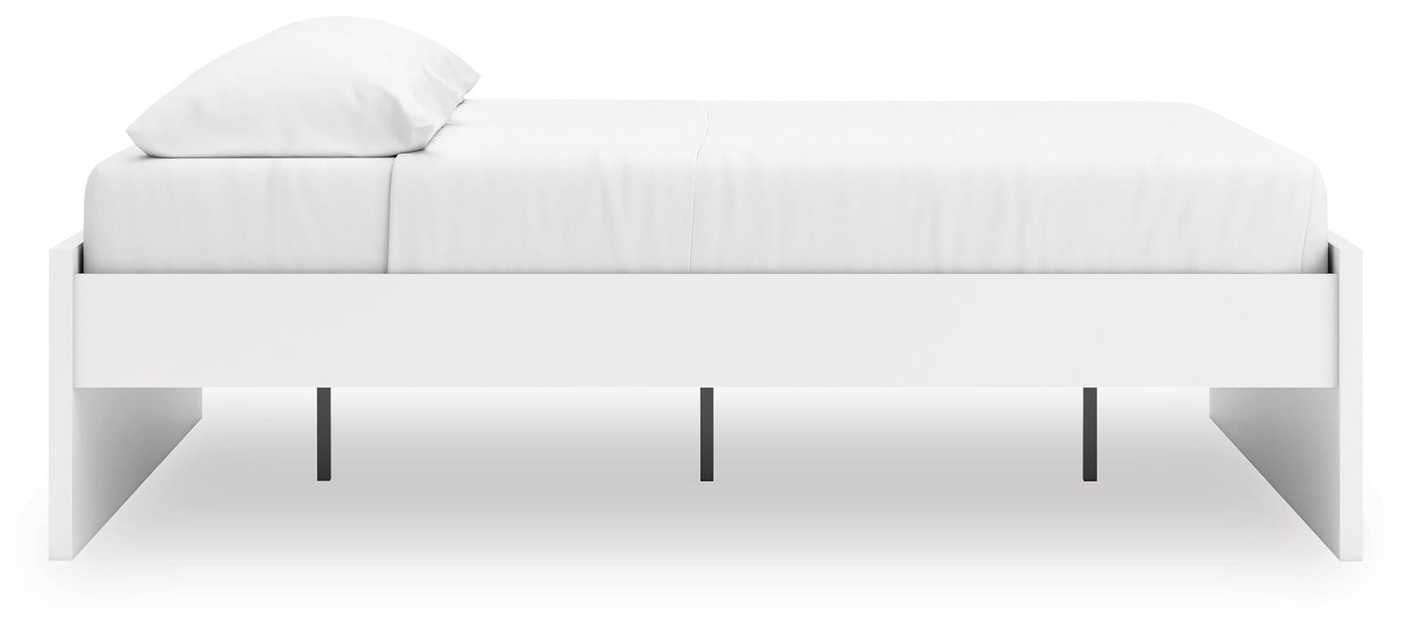 Signature Design White King Platform Bed