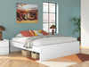 Signature Design White King Platform Bed