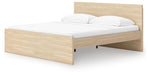 Signature Design Natural Queen Panel Platform Bed