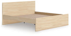 Signature Design Natural Queen Panel Platform Bed