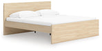 Signature Design Natural Queen Panel Platform Bed